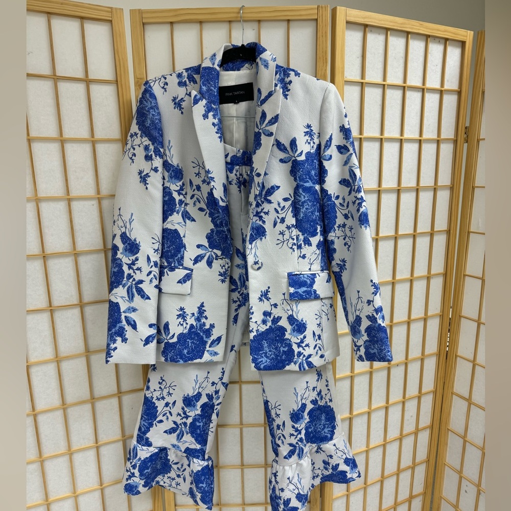 Pink Tartan Suit
